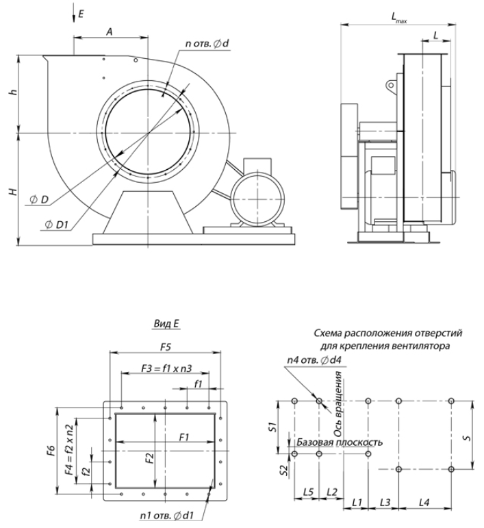 Вентилятор радиальный ВР 86-77
